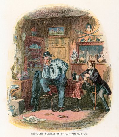 Illustration for Dombey and Son by Hablot Knight Browne